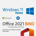 Windows 11 HOME + Office 2021 Professional Plus BIND (LICENCIA VINCULADA A SU CUENTA MICROSOFT)