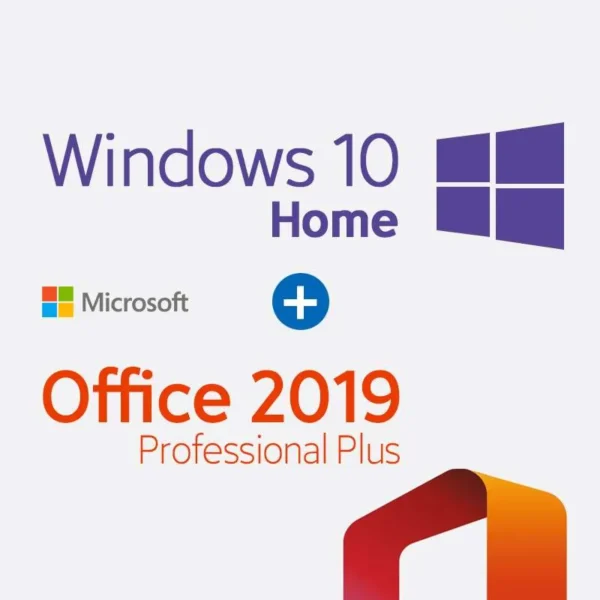 Windows 10 HOME + Office 2019 PRO PLUS