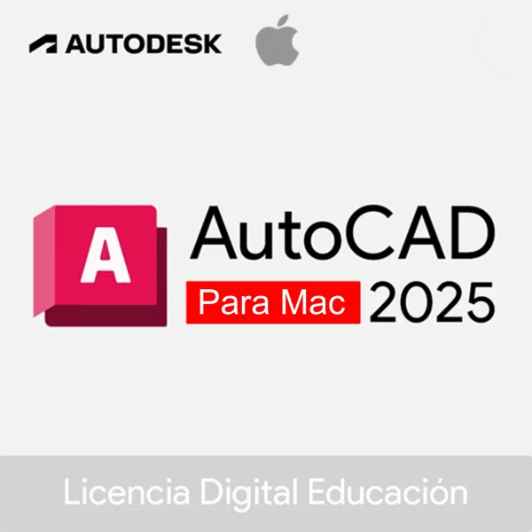 Autodesk AutoCAD 2025 (MAC) (1 dispositivo, 1 año)